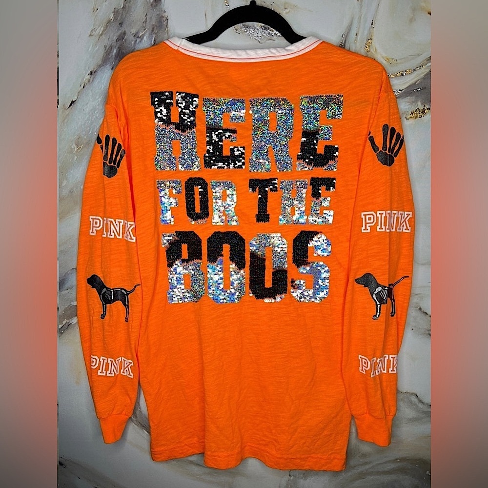 PINK Bling Halloween Long Sleeve